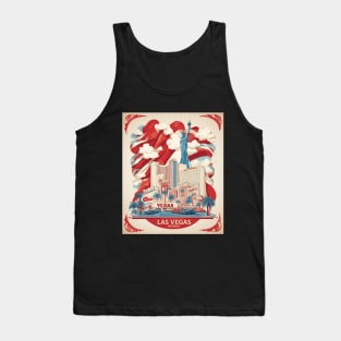 Las Vegas United States of America Tourism Vintage Poster Tank Top